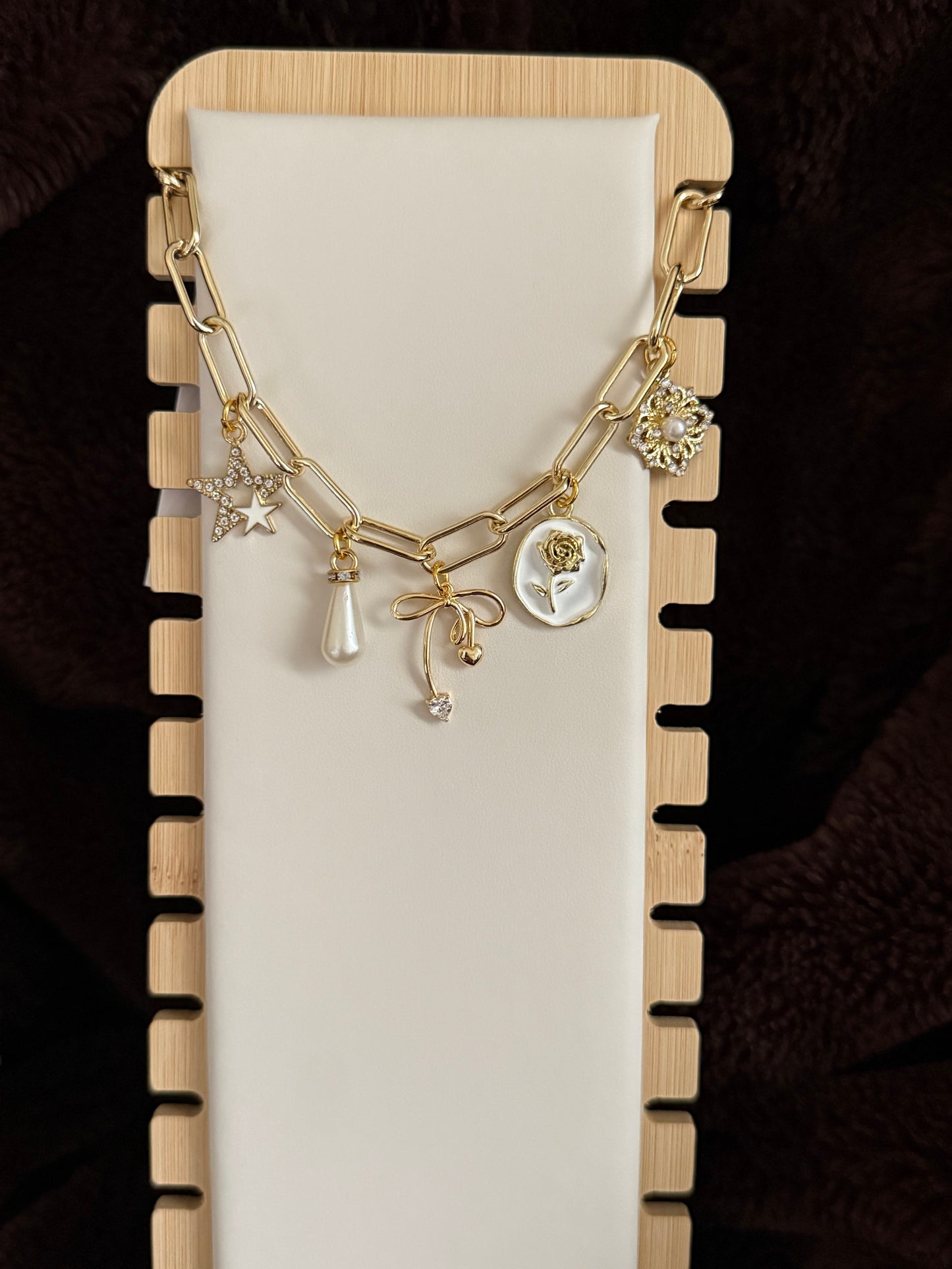 Charm Necklace- bow