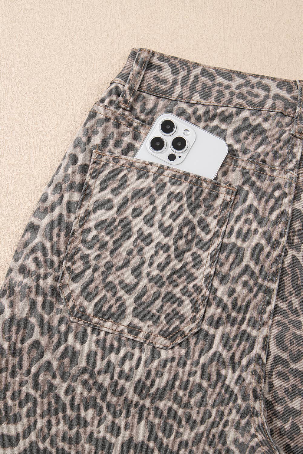 Sammy Leopard Print Jeans