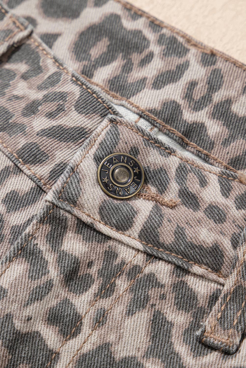 Sammy Leopard Print Jeans