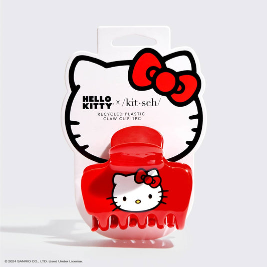 Hello Kitty x Kitsch Recycled Puffy Claw Clip