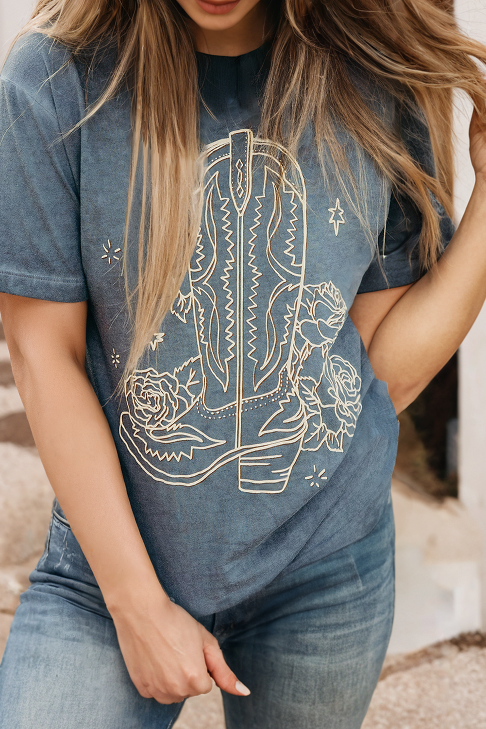 Cowboy Boots Graphic Tee