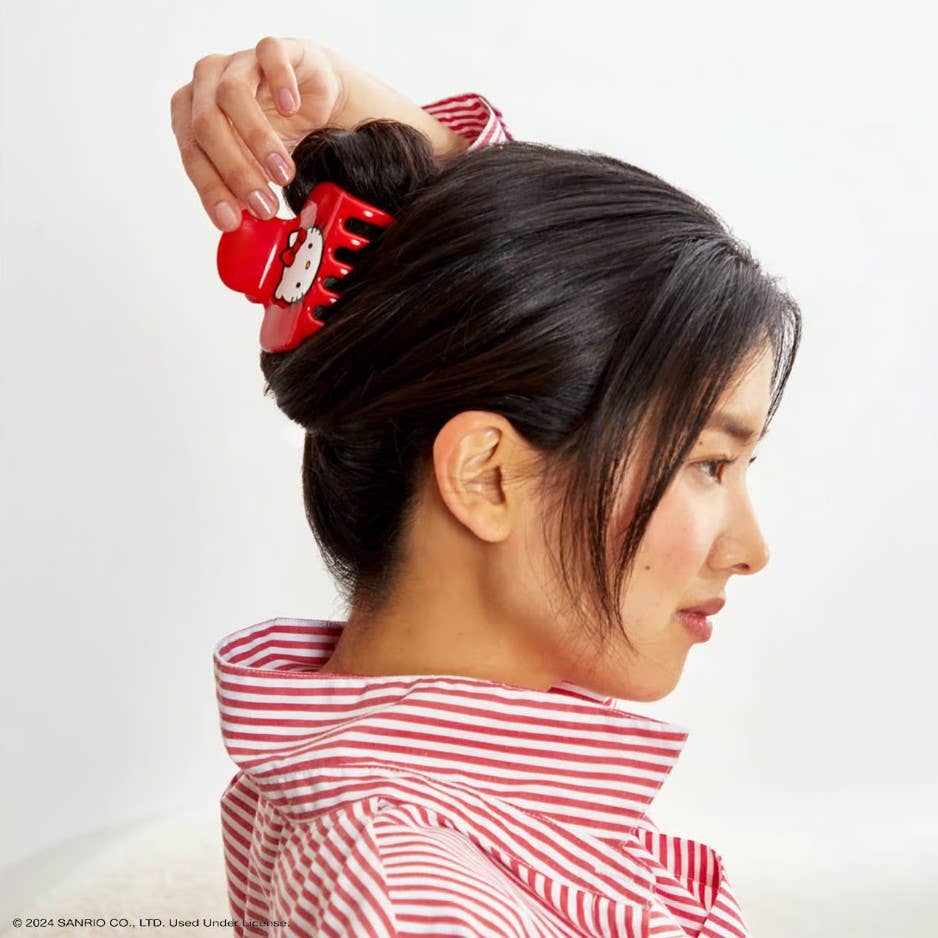 Hello Kitty x Kitsch Recycled Puffy Claw Clip